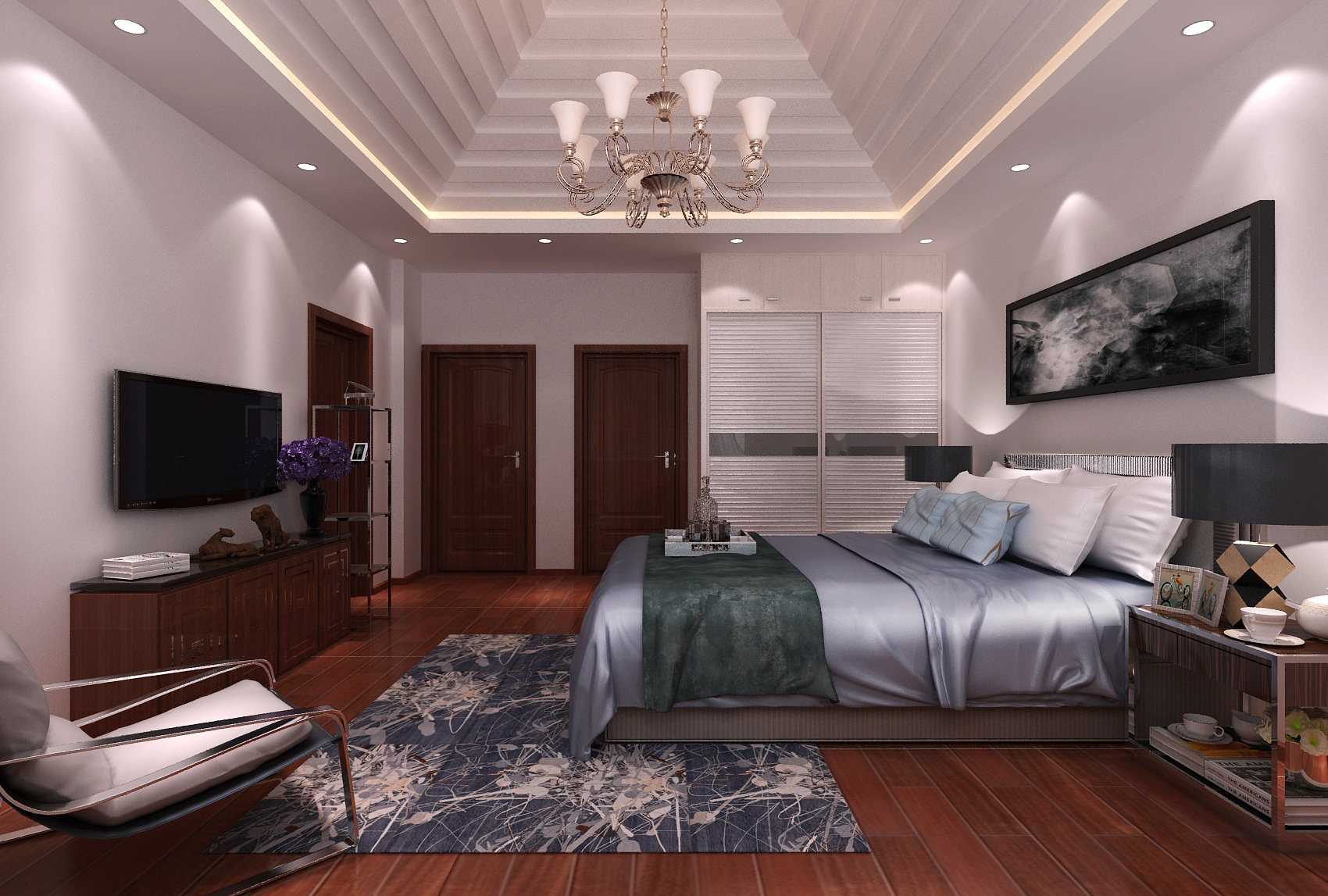 卧室图片来自新浪家居江西站在唯美的现代简约风的分享
