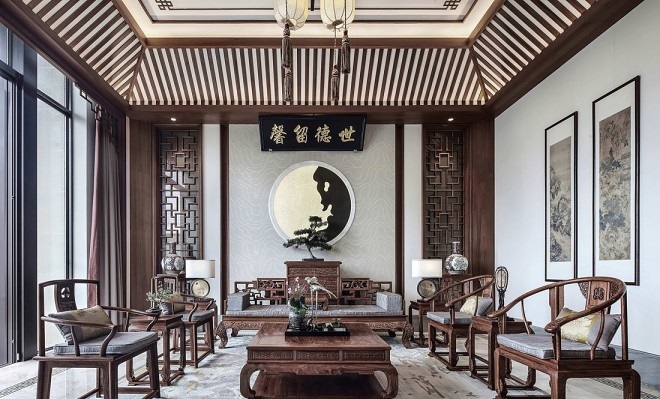 其他图片来自重庆高度国际装饰工程有限公司在高屋林语堂-独栋415平方米的分享