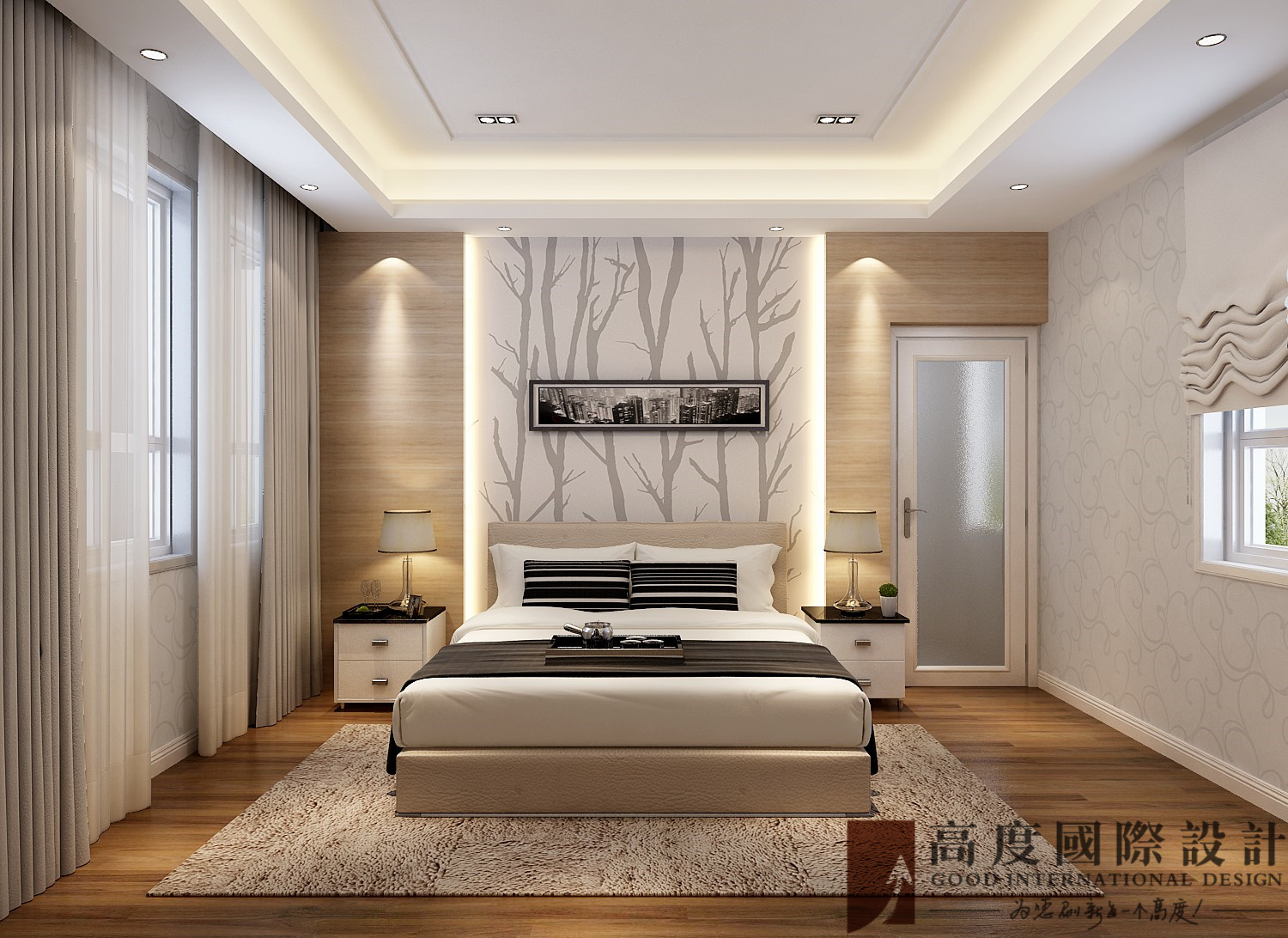卧室图片来自也儿在北京院子新中式的分享