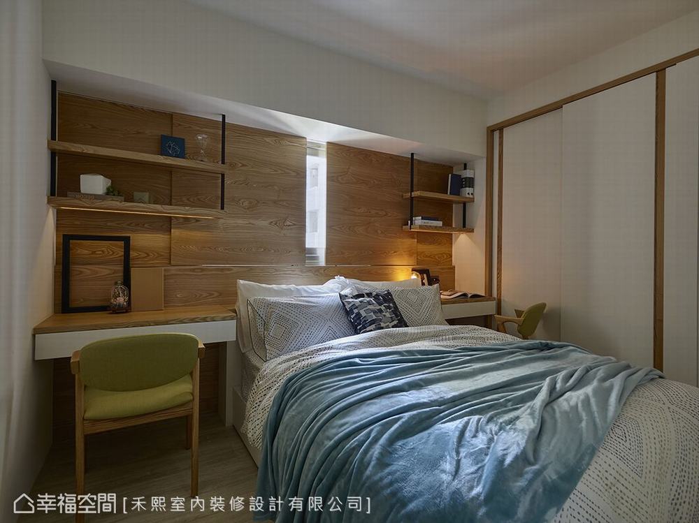 三居 北欧 小户型 卧室图片来自幸福空间在清爽系～66平北欧小宅的分享