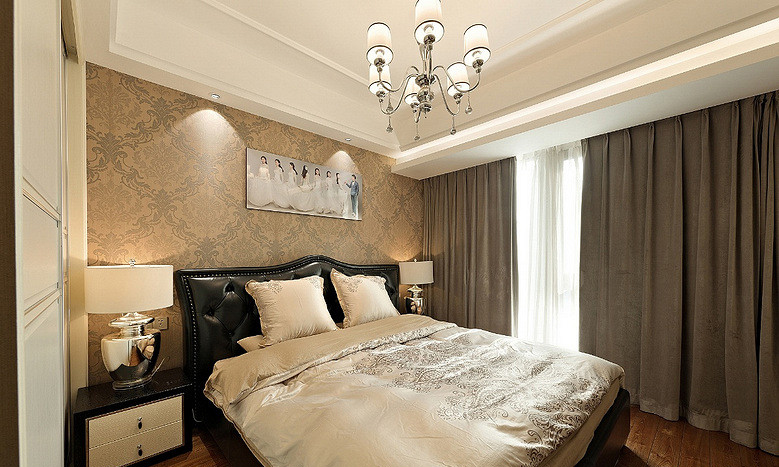 卧室图片来自家装大管家在109平实用三口之家 现代休闲层次的分享