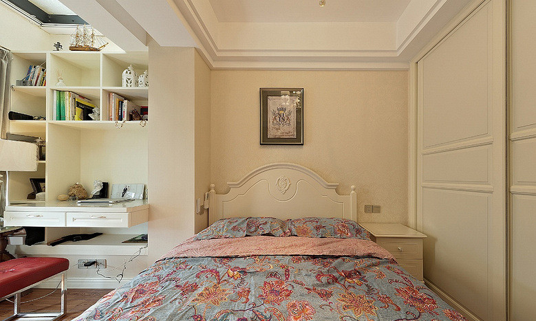 卧室图片来自家装大管家在109平实用三口之家 现代休闲层次的分享