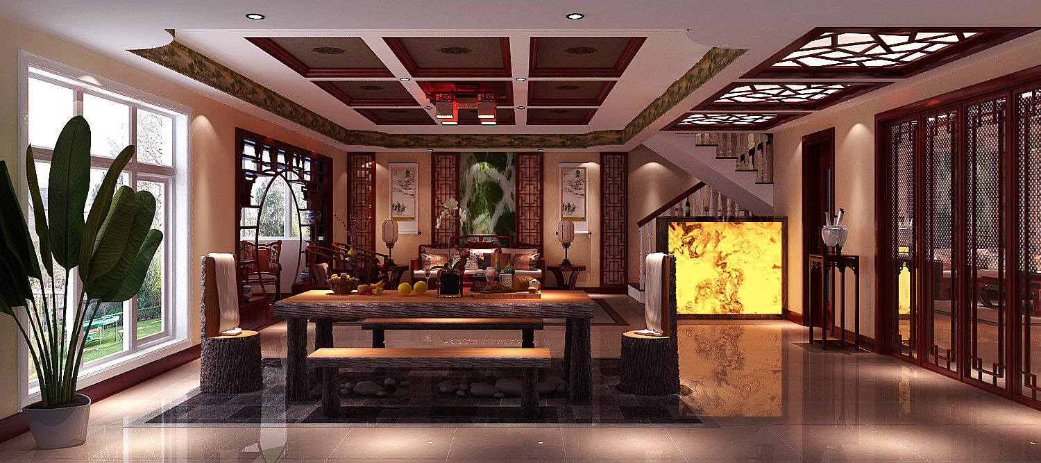 中式 旧房改造 80后 客厅图片来自也儿在中式的分享