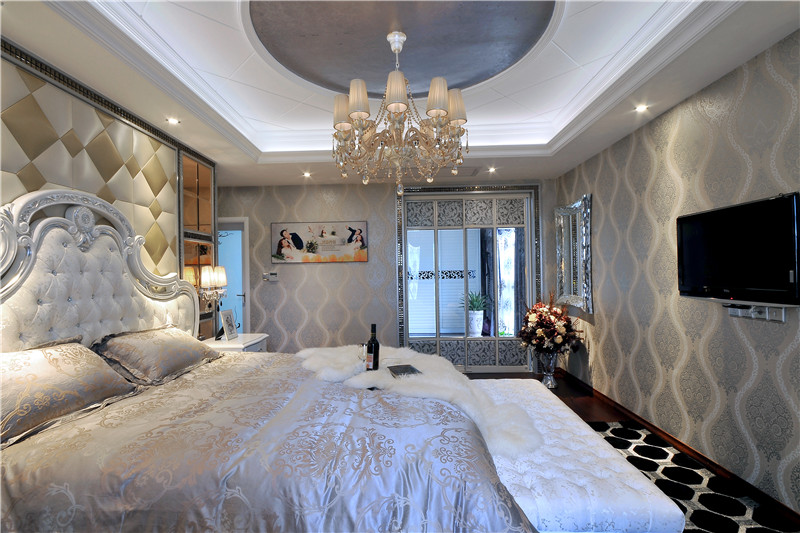 新古典主义 卧室图片来自金煌装饰有限公司在新古典主义：陌上花开的分享