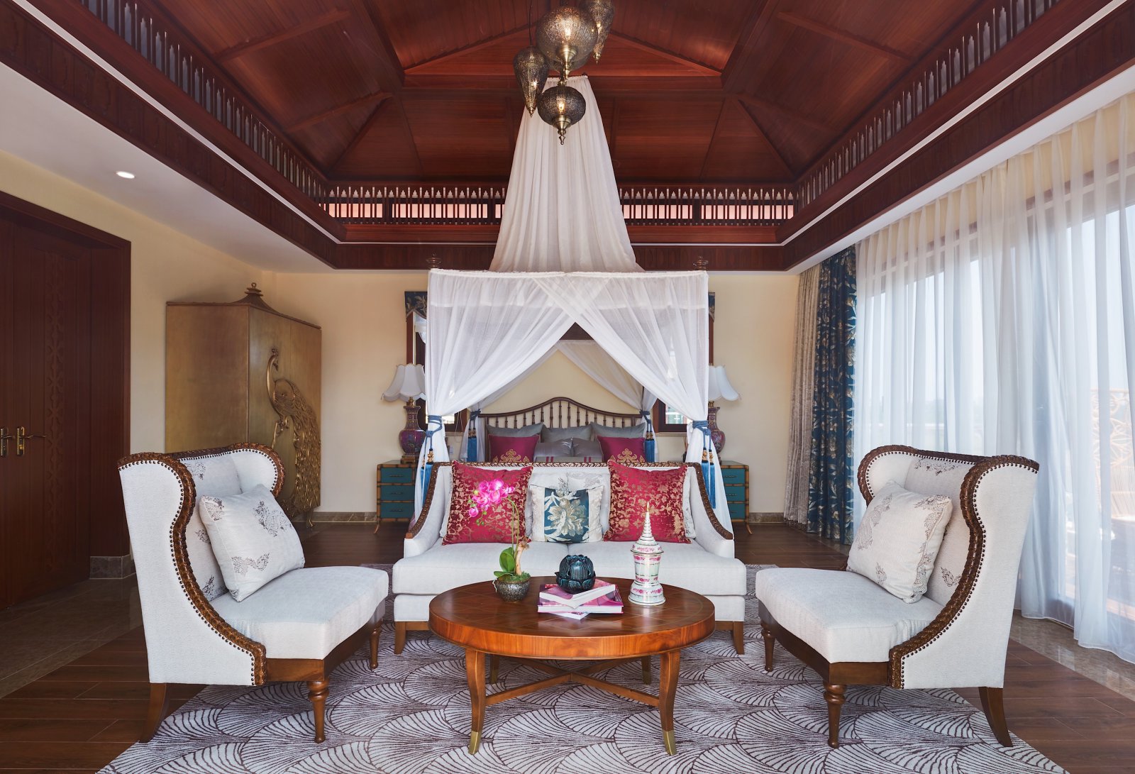 东南亚 别墅 客厅 卧室 餐厅图片来自VK国际设计在东南亚度假设计，何必漂洋过海？的分享
