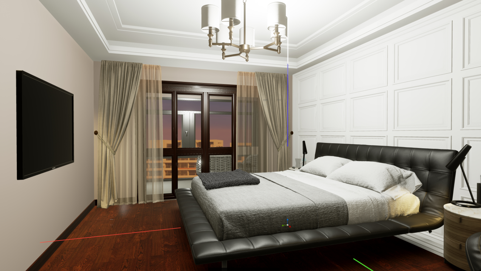 简约 白领 卧室图片来自湖北省大唐安盛建筑工程有限公司在顶秀西北湖的分享