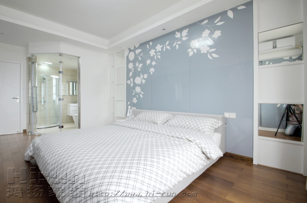 卧室图片来自鸿扬家装武汉分公司在福星惠誉东湖城111-鸿扬家装的分享
