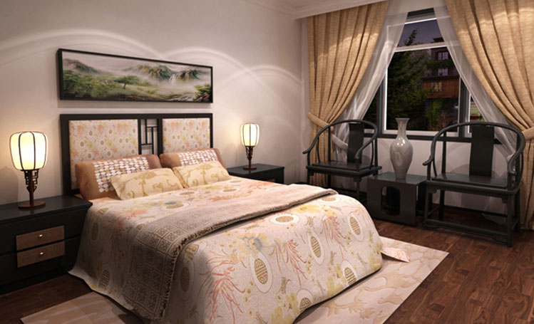 三居 简约 实创装饰 三盛国际 卧室图片来自快乐彩在三盛国际海岸168平三室三厅简约的分享