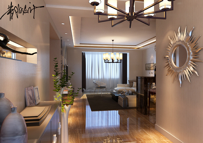 三居 现代风格 银河城 客厅图片来自百家设计小刘在碧桂园银河城110平现代风格的分享