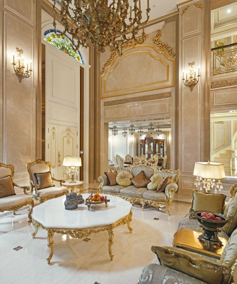 别墅 古典 腾龙设计 客厅图片来自腾龙设计在提香别墅装修欧式风格尽显典雅风的分享