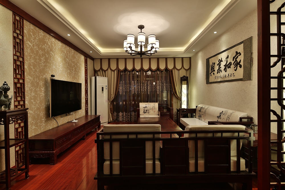 新中式 现代 中式 客厅图片来自新浪家居江西站在现代中式风格的分享