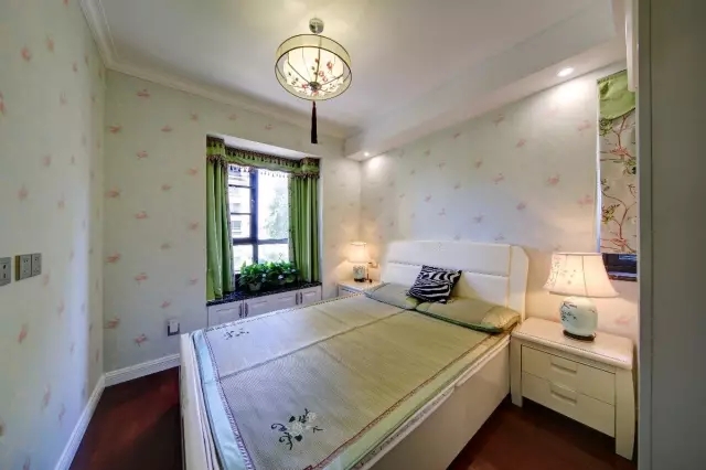简约 新中式风格 三居 卧室图片来自极装吉住装修在125m²新中式，这样设计好潮流~的分享