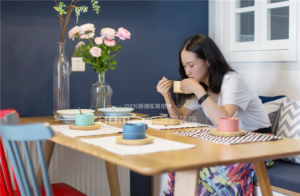 北欧 三居 温暖 浪漫 新手父母 餐厅 餐厅图片来自四川欢乐佳园装饰在新手爸妈的浪漫北欧之家的分享