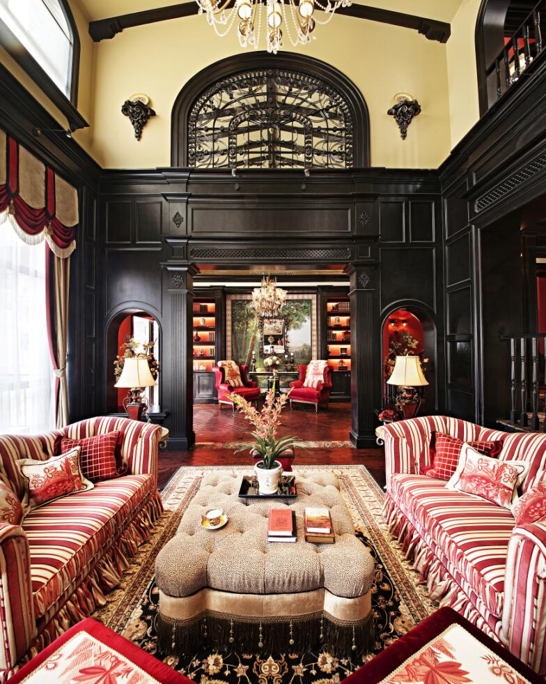 居礼别墅 美式古典 腾龙设计 客厅图片来自腾龙设计在青浦居礼别墅装修美式古典风格的分享