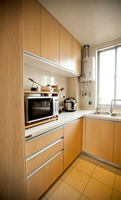 欧式 简约 现代 二居 厨房图片来自小蜗置家装饰在民著司南90㎡现代风的分享