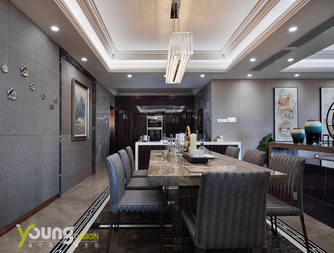 简约 别墅 小资 餐厅图片来自漾设计在漾设计-安之亦然-深圳华侨城的分享