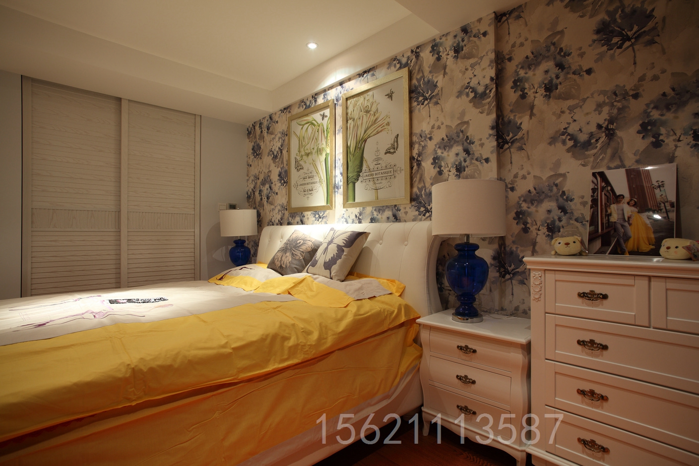 简美 三居室 卧室 卧室图片来自阔达装饰小段在青岛阔达湖岛世家104平简美风格的分享