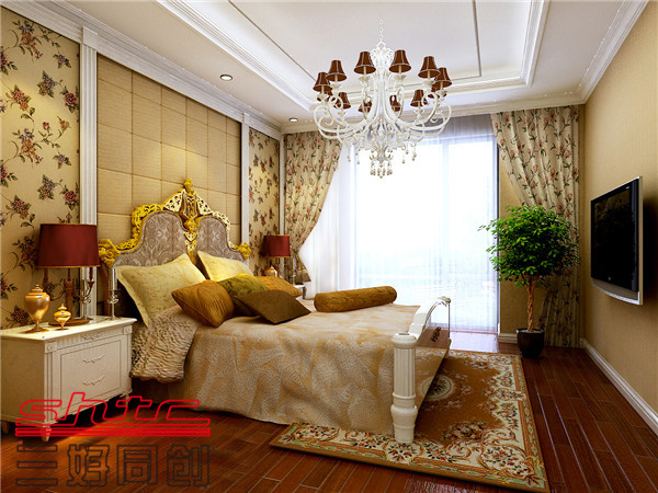 卧室图片来自三好同创装饰公司在中信新城简欧风格的分享