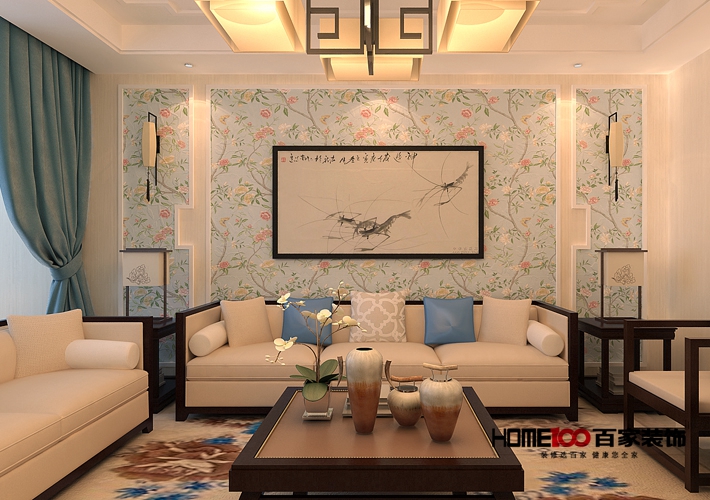 客厅图片来自沈阳百家装饰小姜在东大迎湖园美式风格的分享