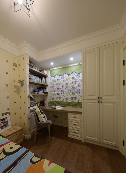 儿童房图片来自家装大管家在90平轻文艺小居 清新混搭北欧风的分享