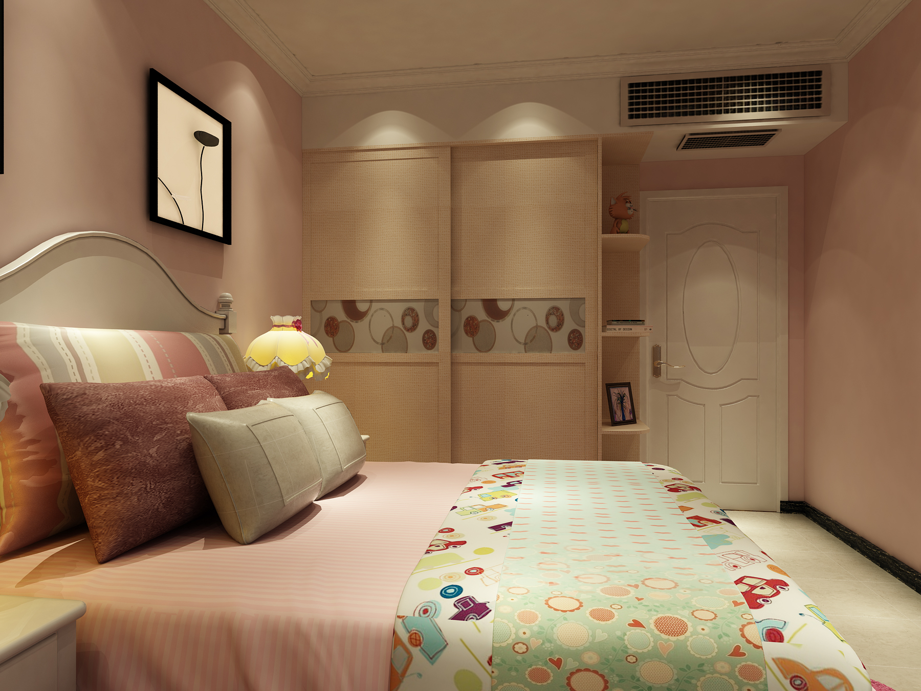 卧室图片来自三好同创装饰公司在京西景园现代风格的分享