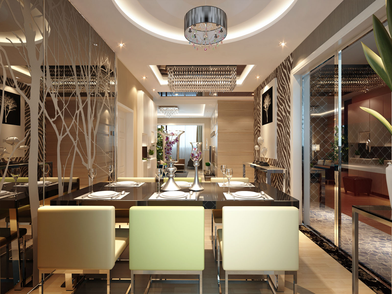 现代简约 室内设计 新房装修 三居室 餐厅图片来自阔达装饰小段在紫云台94平现代简约的分享