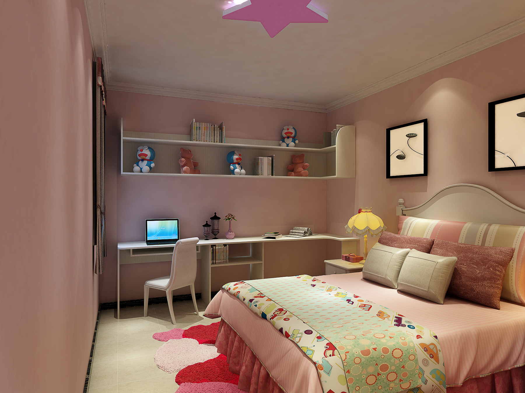 卧室图片来自三好同创装饰公司在京西景园现代风格的分享