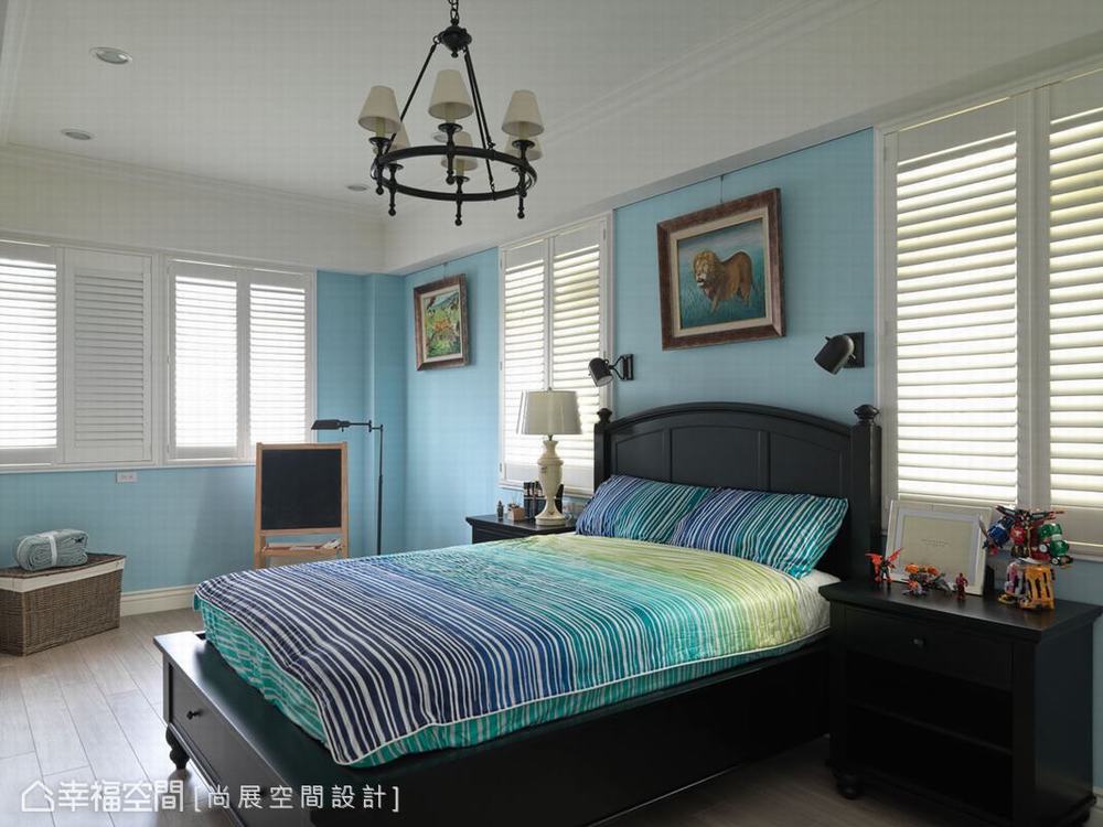 五居 别墅 美式 卧室图片来自幸福空间在330平美式汉普顿恋家宅的分享