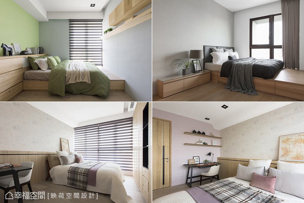 四居 现代 卧室图片来自幸福空间在三代同堂好惬意 165平气势感好宅的分享