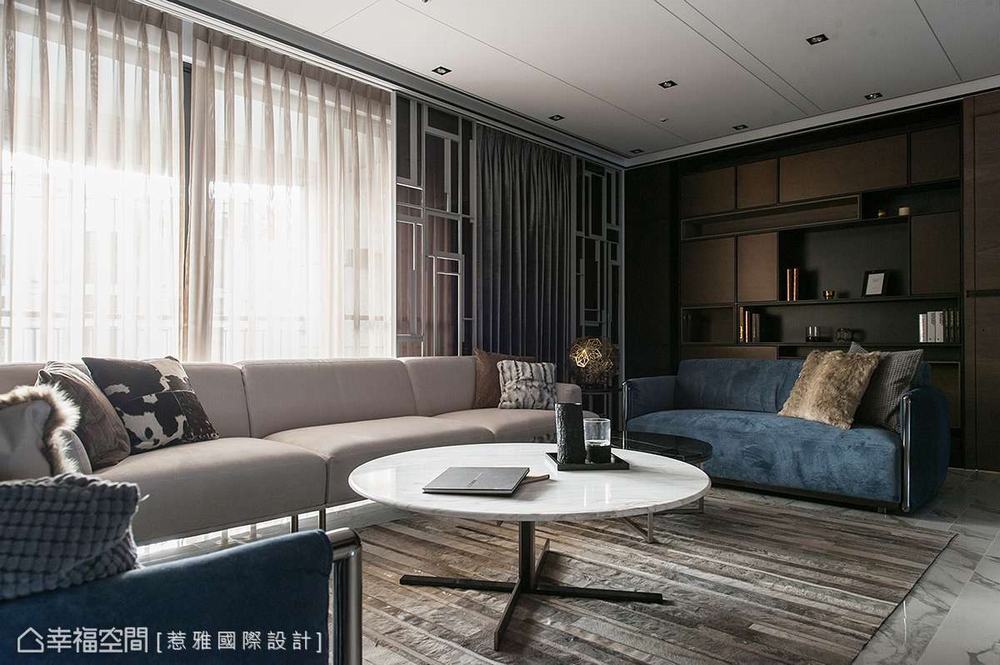 大户型 现代 客厅图片来自幸福空间在遇见米兰优雅 241平义式风尚宅的分享