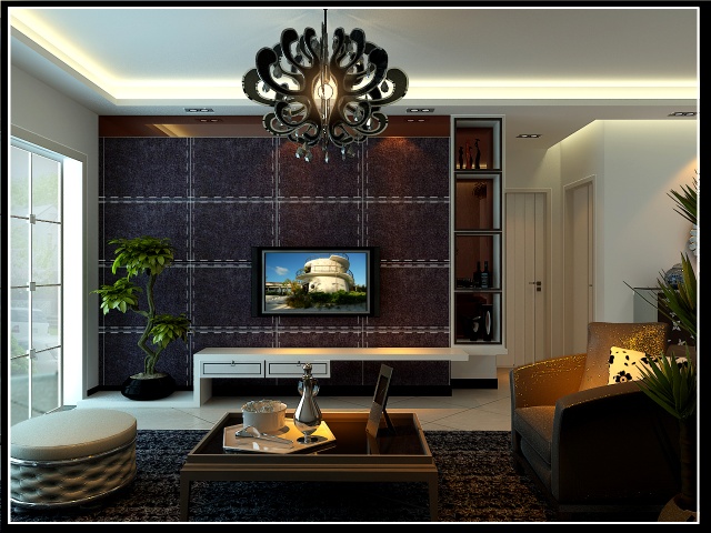 二居 简约 峰光无限 客厅图片来自西安峰光无限装饰在铜雀台140㎡新古典三居室的分享