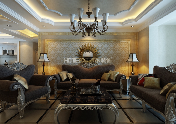 三居 欧式风格 中海寰宇 客厅图片来自百家设计小刘在中海寰宇天下148平欧式风格的分享