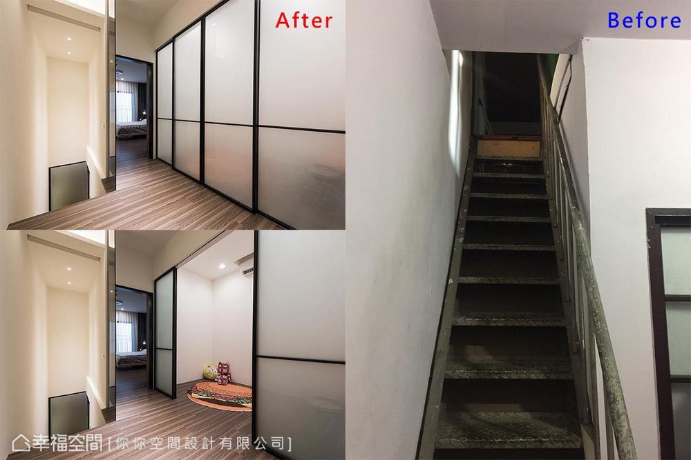 三居 旧房改造 北欧 楼梯图片来自幸福空间在125平古厝化身质感自在居的分享