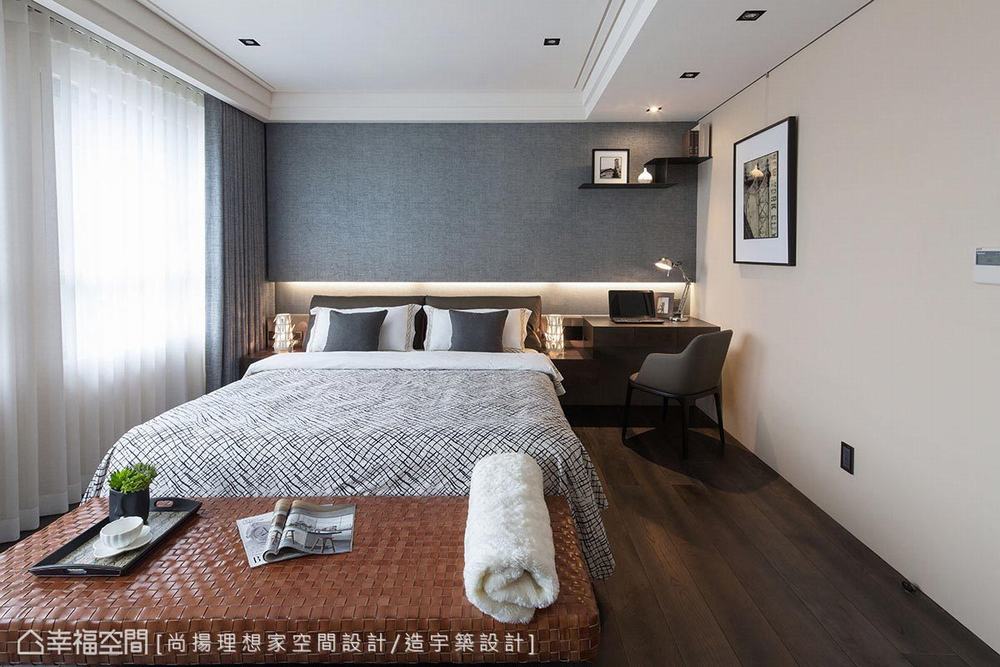 三居 现代 卧室图片来自幸福空间在大玩异材质 订制165平精品工艺宅的分享