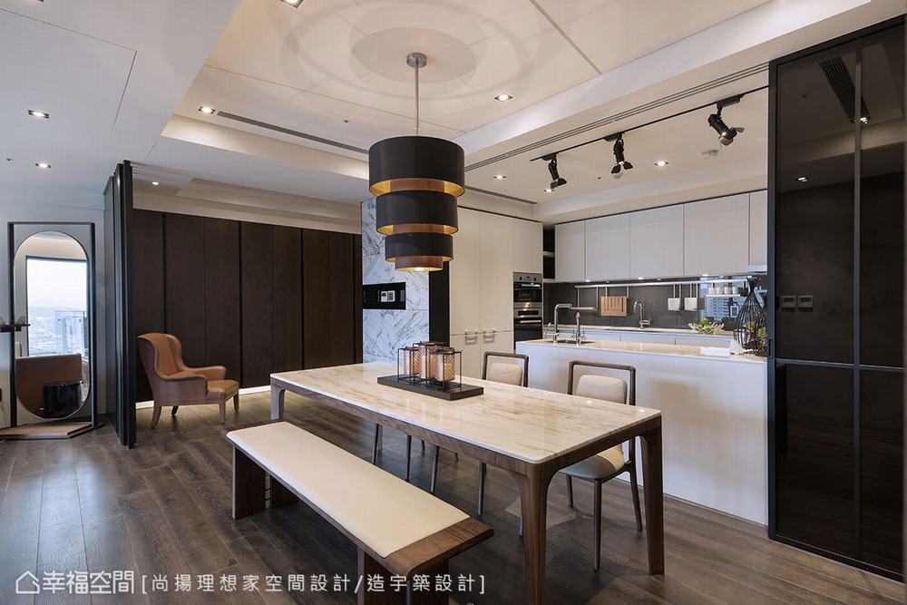 三居 现代 厨房图片来自幸福空间在大玩异材质 订制165平精品工艺宅的分享