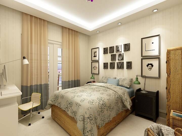 欧式 三居 峰光无限 卧室图片来自我是小样在金色家园三室122平方欧式风格的分享