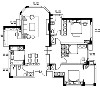阿卡迪亚C6号楼四室两厅两卫160平装修案例——户型平面设计