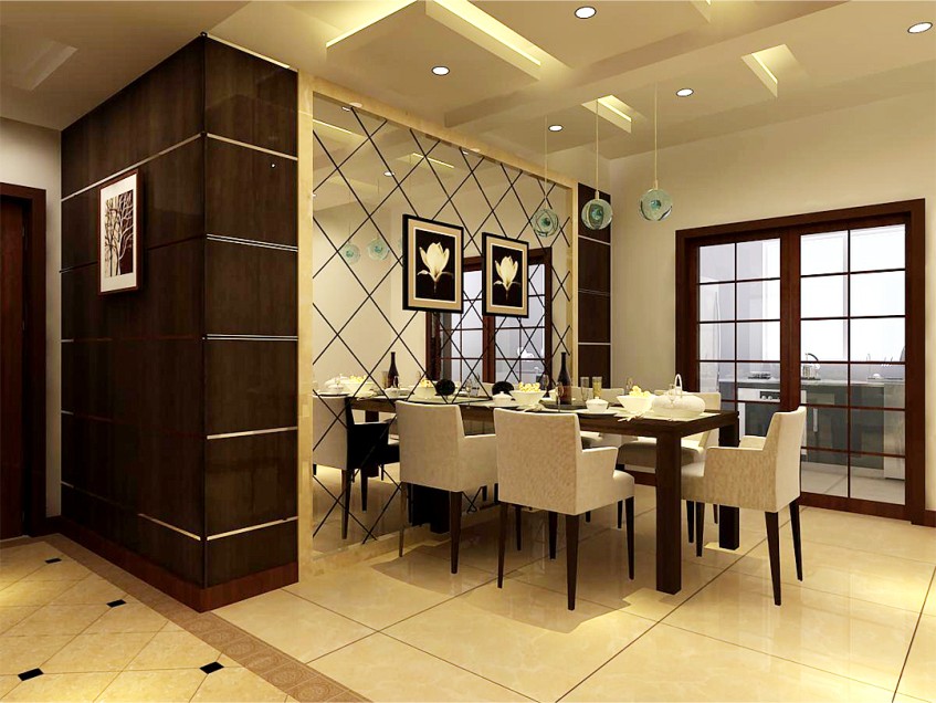 中式 四居 峰光无限 餐厅图片来自西安峰光无限装饰在秦岭北麓四居130㎡新中式风格的分享