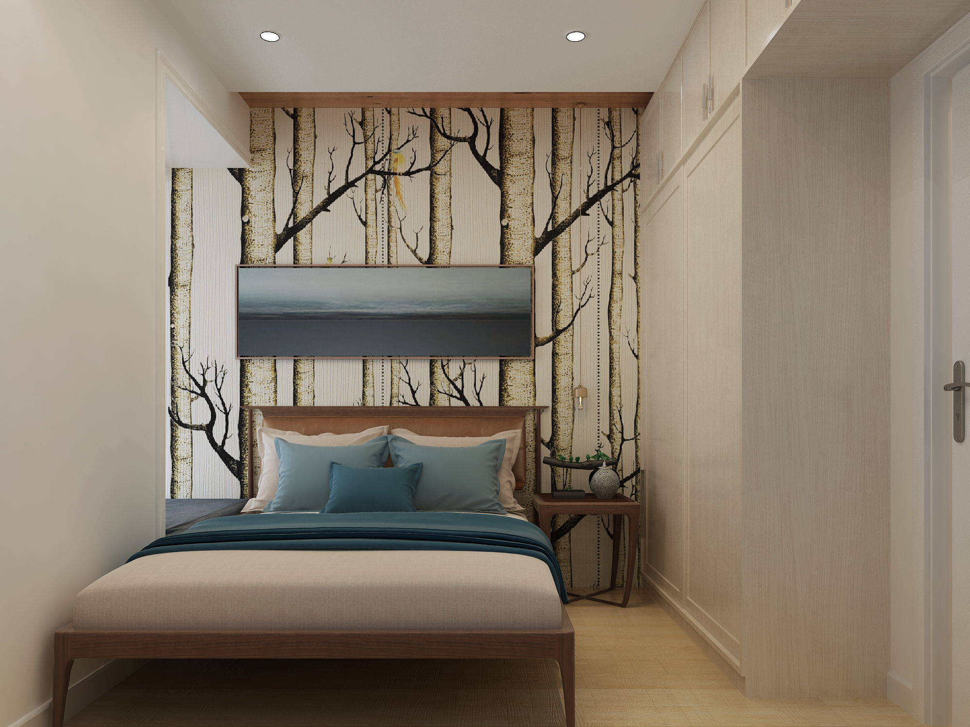 简约 卧室图片来自武汉申阳红室内设计有限公司在美联时光里2期的分享
