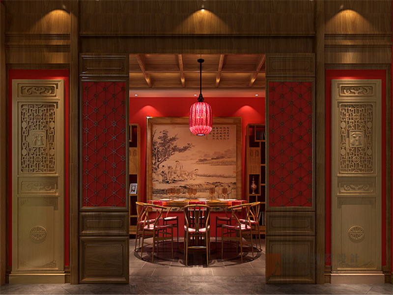 中式 别墅 大户型 跃层 复式 舒适 餐厅图片来自高度国际姚吉智在龙山新新小镇800㎡新中式大宅的分享