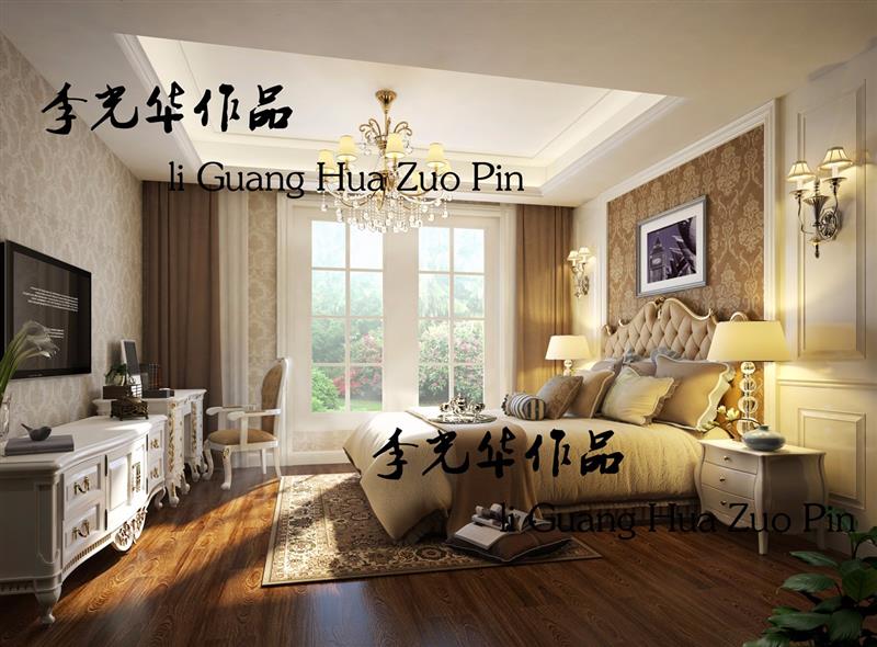 欧式 跃层 大气 时尚 卧室图片来自李光华在鹭湖宫6区简欧风格的分享