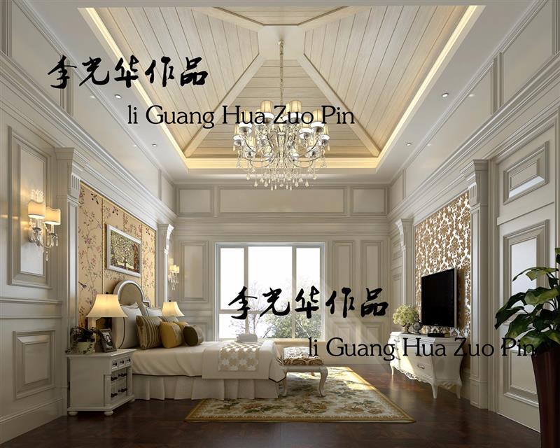 欧式 跃层 大气 时尚 卧室图片来自李光华在鹭湖宫6区简欧风格的分享