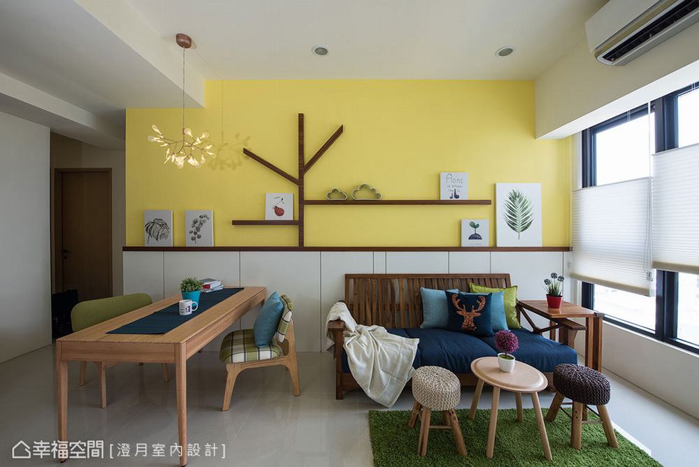 三居 北欧 客厅图片来自幸福空间在生活小确幸 79平缤纷北欧风格宅的分享