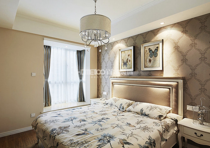 三居 现代风格 龙湖唐宁on 卧室图片来自百家设计小刘在龙湖唐宁one112平现代风格的分享