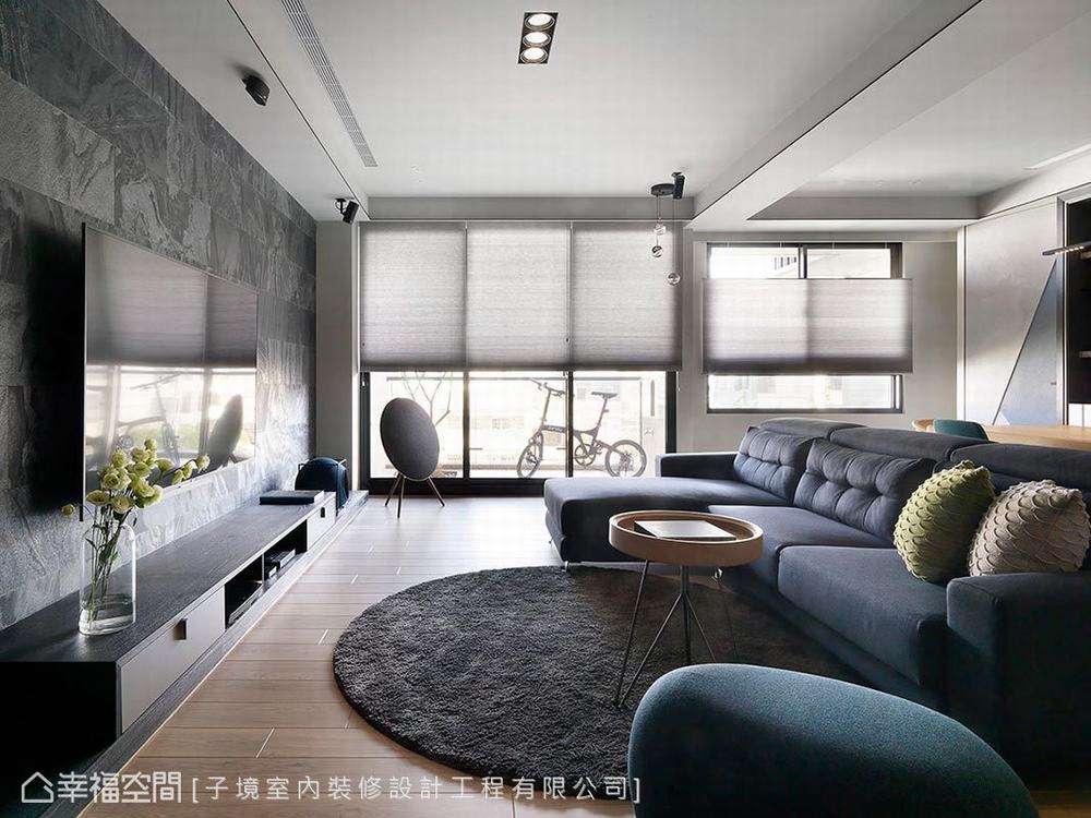 二居 现代 小户型 客厅图片来自幸福空间在清新脱俗 99平现代优雅日光宅的分享