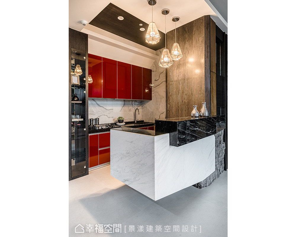 跃层 现代 厨房图片来自幸福空间在165平跃层 「石」在工艺居家会所的分享