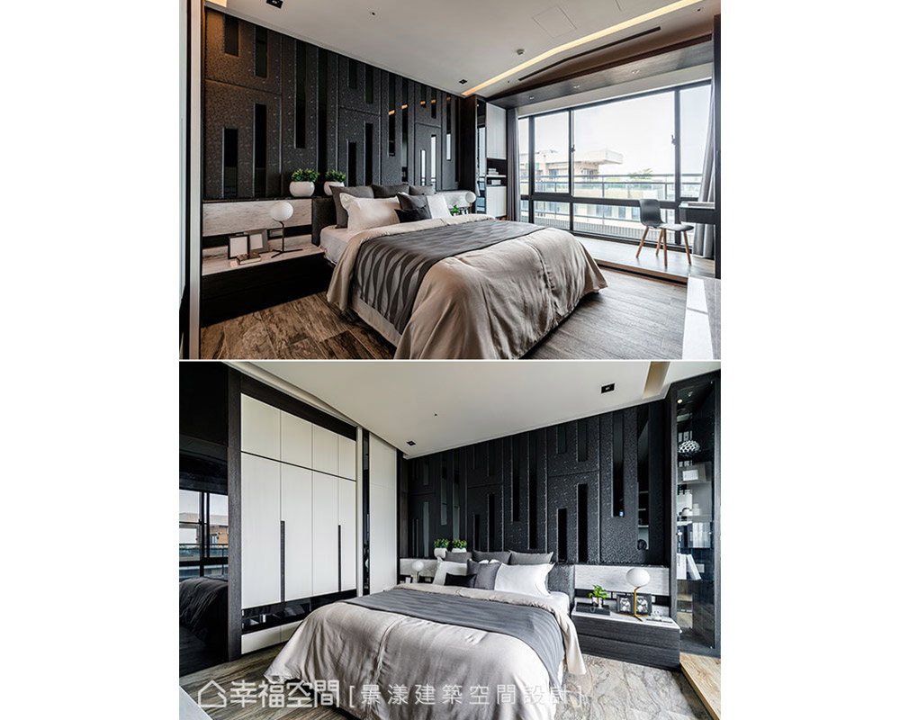 跃层 现代 卧室图片来自幸福空间在165平跃层 「石」在工艺居家会所的分享