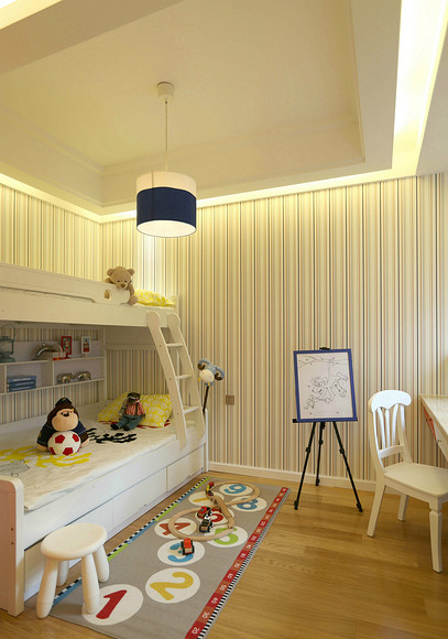 简约 欧式 三居 小资 儿童房图片来自家装大管家在120平欧式简约3居 优雅大方时尚的分享