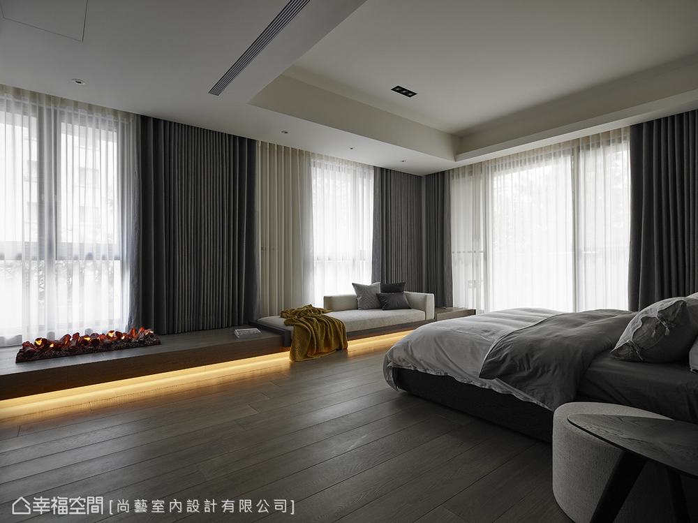 三居 工业 大户型 卧室图片来自幸福空间在200平轻工业质感豪宅的分享