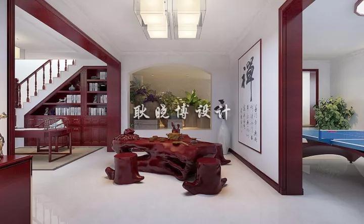 客厅图片来自沈阳百家装饰小姜在法兰香颂230平新中式风格的分享
